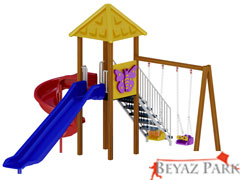 Ahşap Çocuk Oyun Parkları 