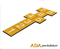 10-61500 Kauçuk Karo Seksek Oyun Zemin Kaplama Modeli