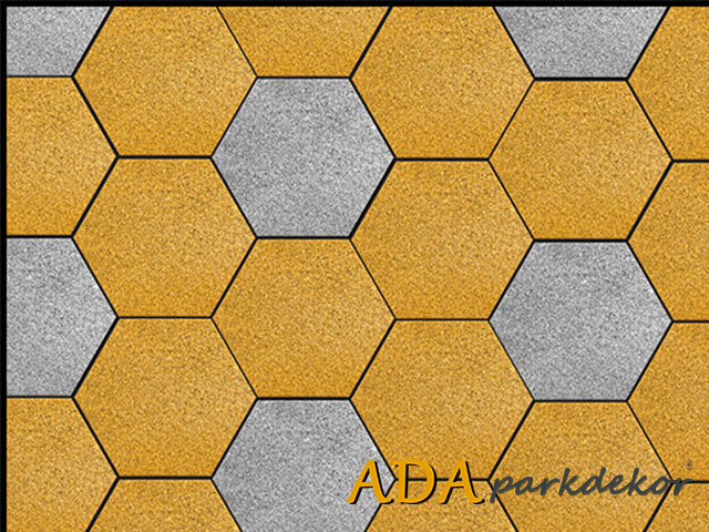 06-61010 Kauçuk Karo Zemin Kaplama(Sarı ve Gri)