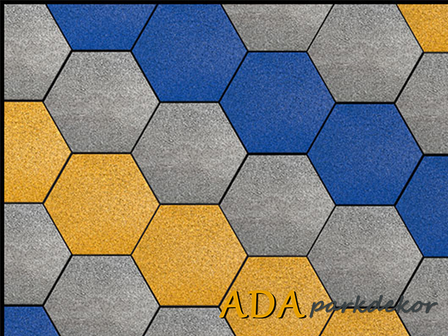 08-61010 Kauçuk Karo Zemin Kaplama(Sarı,Gri,Mavi)