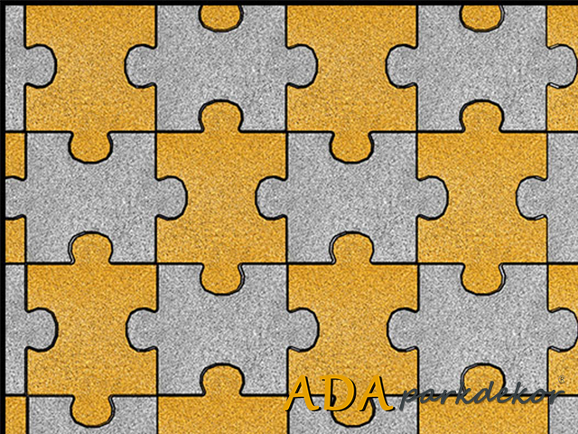 03-61006 Kauçuk Karo Zemin Kaplama(Sarı ve Gri)