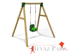 03 - 30605 - Ekonomik Ahşap Bebek Salıncak Seti