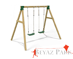 04 - 30610 - Ekonomik Ahşap Salıncak Seti İkili