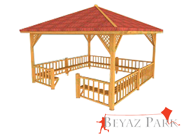 06 - 70131 Ahşap Kamelya Kare 400(L)x400(W)x300(H)