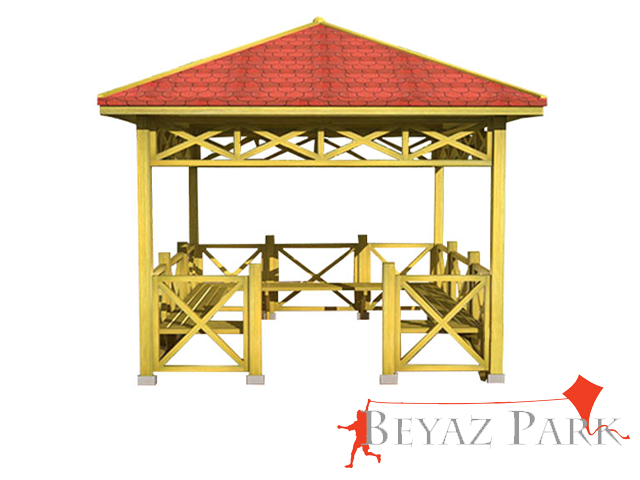 03 - 70128 Ahşap Kamelya Kare 300(L)x300(W)x290(H)