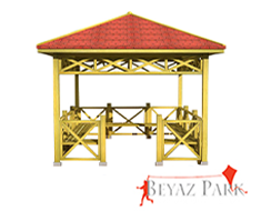 03 - 70128 Ahşap Kamelya Kare 300(L)x300(W)x290(H)