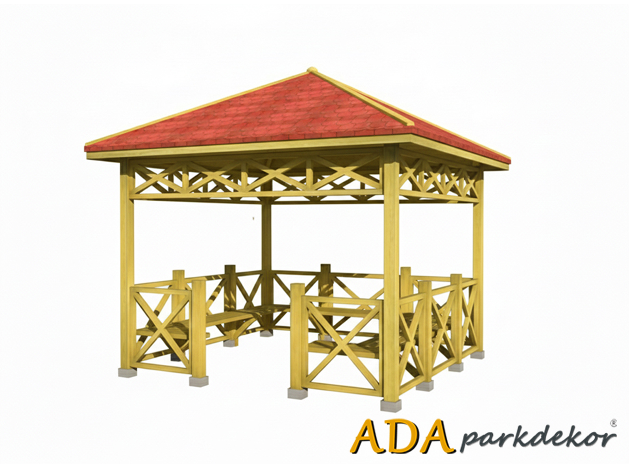 03 - 70128 Ahşap Kamelya Kare 300(L)x300(W)x290(H)