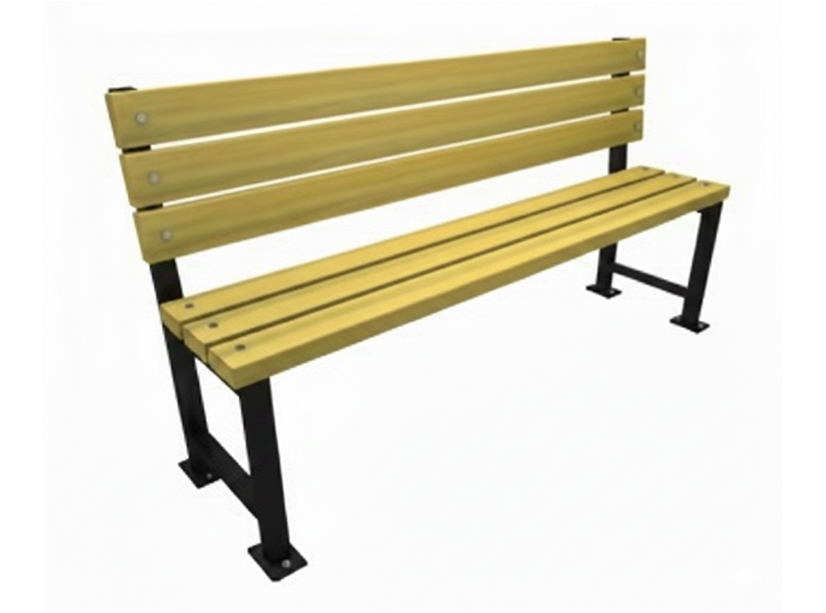 70648 - Metal Ayak Bank 140(L)x30(W)x85(H)