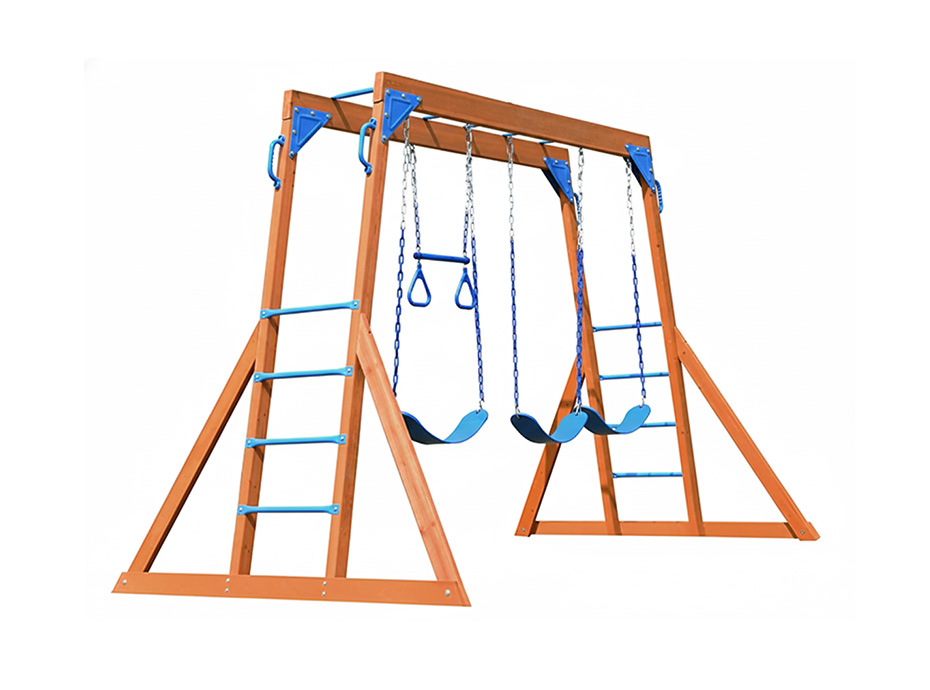 30670 Üçlü Ahşap Salıncak Seti