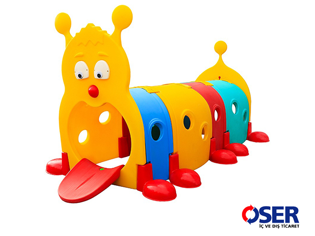 20 - 20908 - Tırtıl Oyun Tüneli Dört Bölmeli