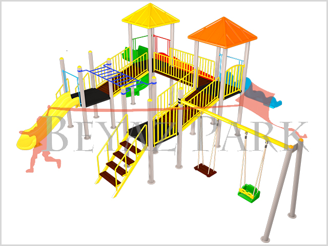 13 - 50862 Ekonomik Seri Çocuk Oyun Parkı