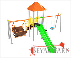 07 - 50856 Ekonomik Seri Çocuk Oyun Parkı