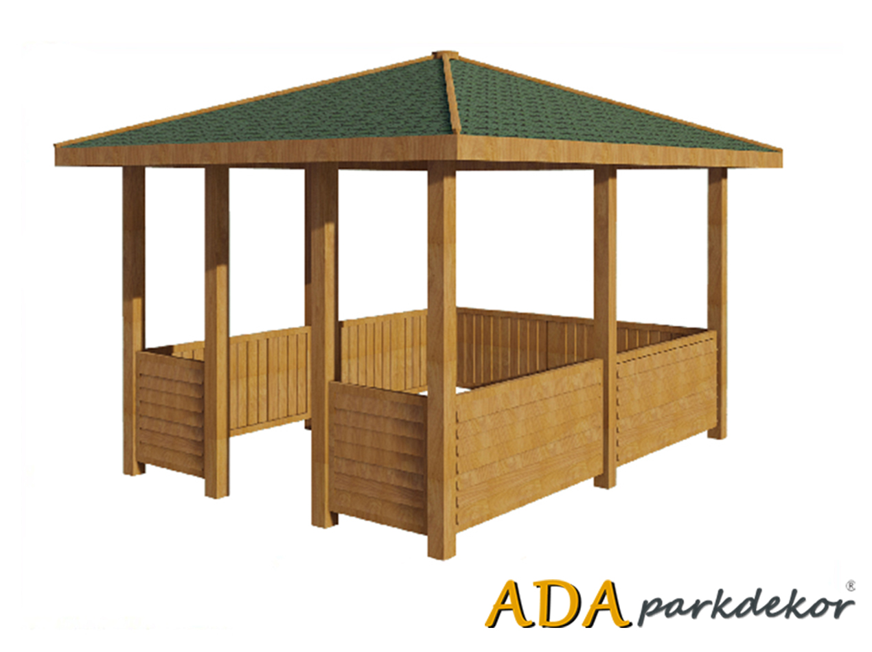 04 -  70216 Ahşap Kamelya Dikdörtgen 300(L)x400(W)x300(H)