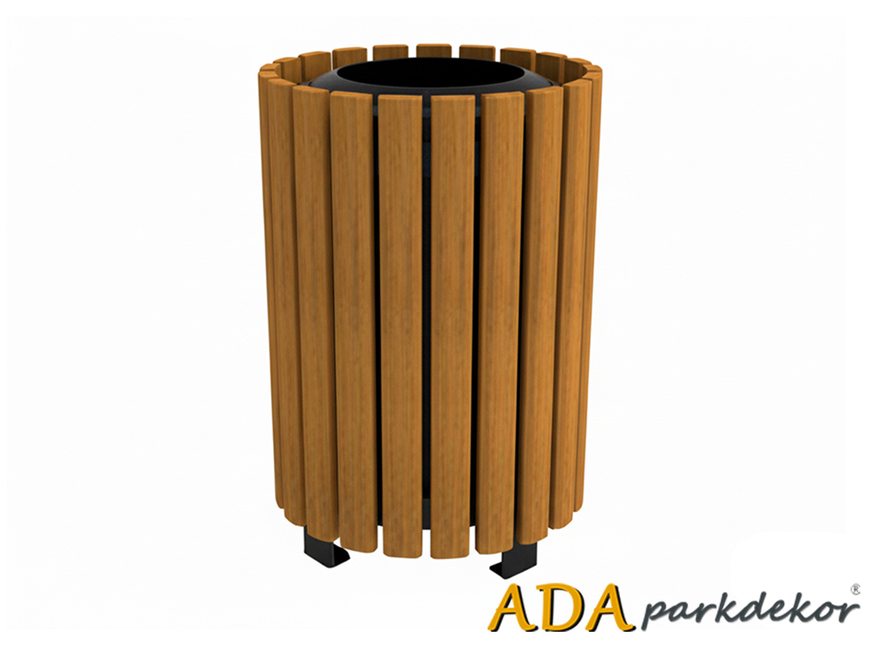 70901 Dış Mekan Ahşap Çöp Kovası 35(W)x57(H)