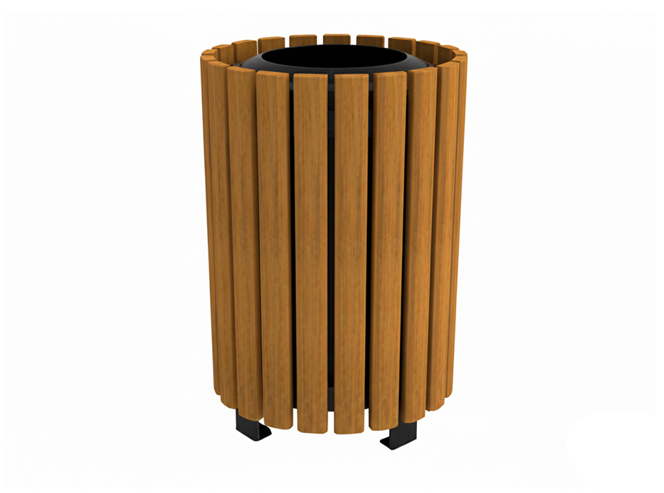 70901 Dış Mekan Ahşap Çöp Kovası 35(W)x57(H)