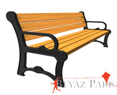 06 - 70686 Döküm Ayak Bank 145(L)x40(W)x80(H)