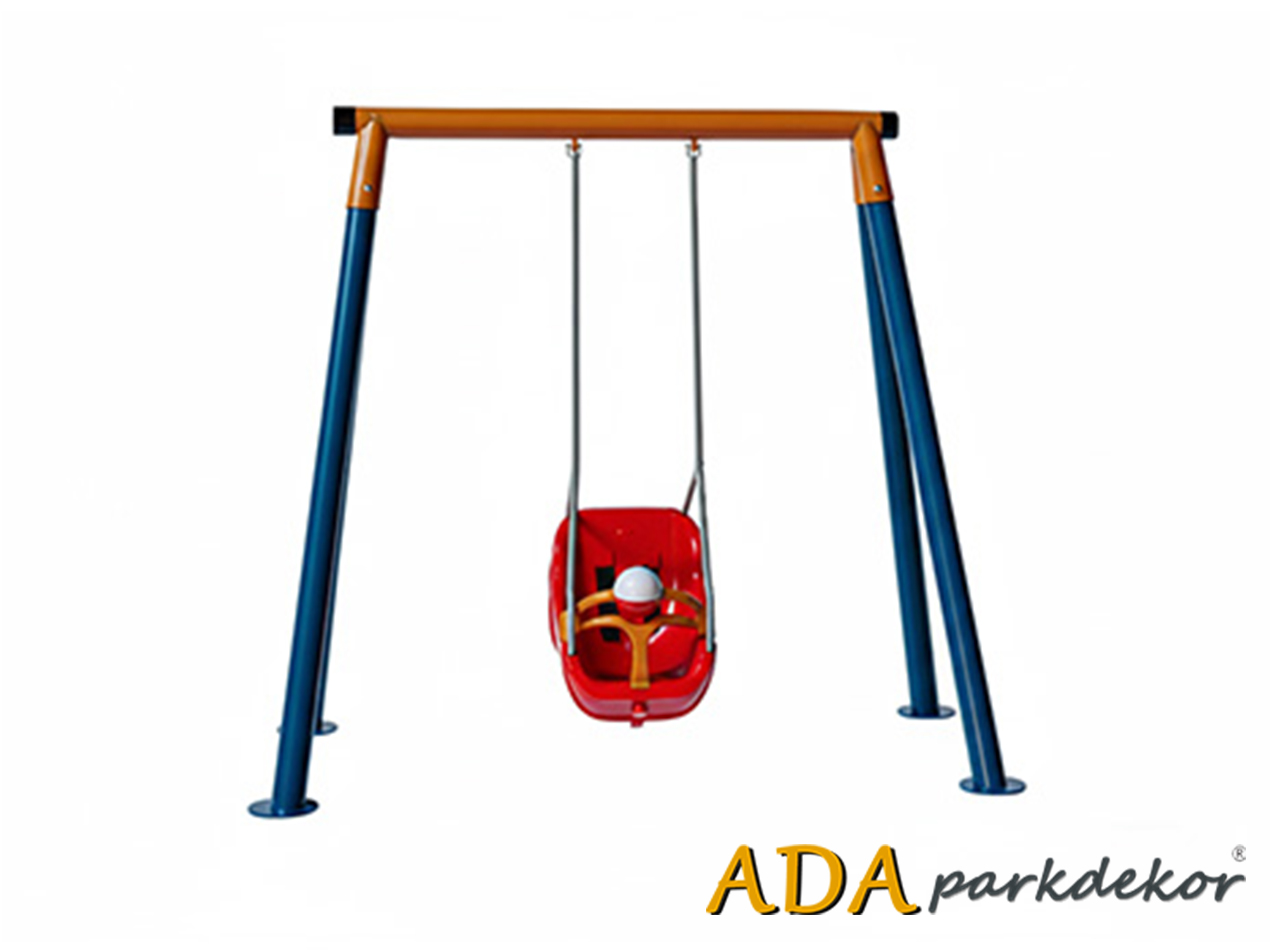 30710 - Metal Tekli Bahçe Çocuk Salıncak Seti