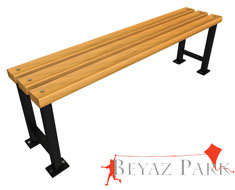 01 - 70630 Metal Ayak Bank 140(L)x30(W)x45(H)