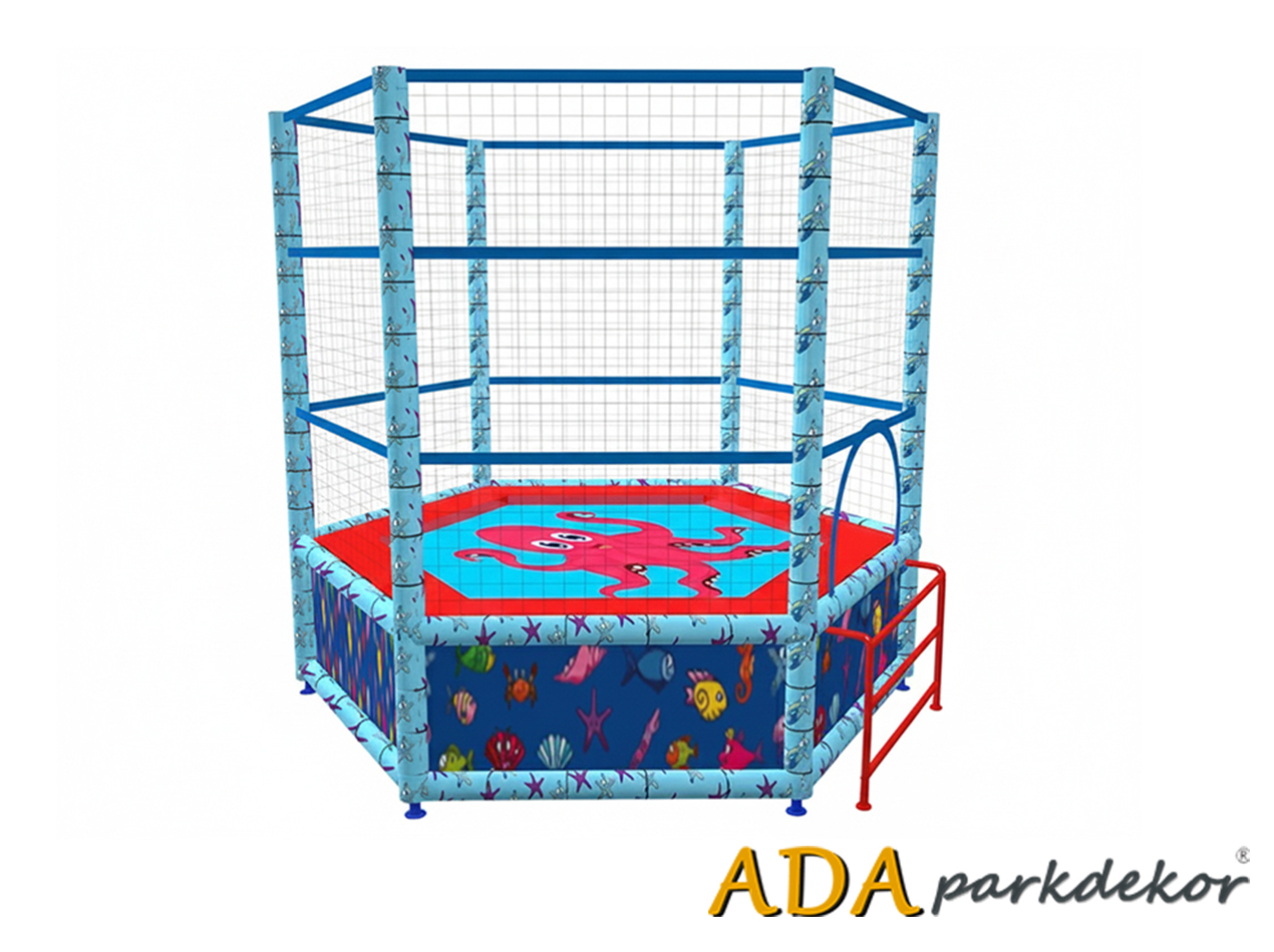 08 - 40618 - Step Trambolin (Altıgen File Korumalı) Çap:265 cm