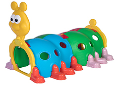 18 - 20902-Tırtıl Çocuk Oyun Tüneli Renkli