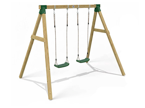 30610 Ahşap Salıncak Seti İkili