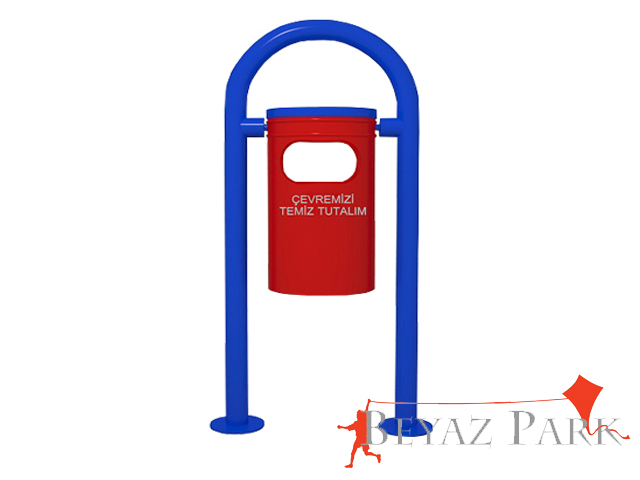 05 - 70968 Dış Mekan Metal Çöp Kovası