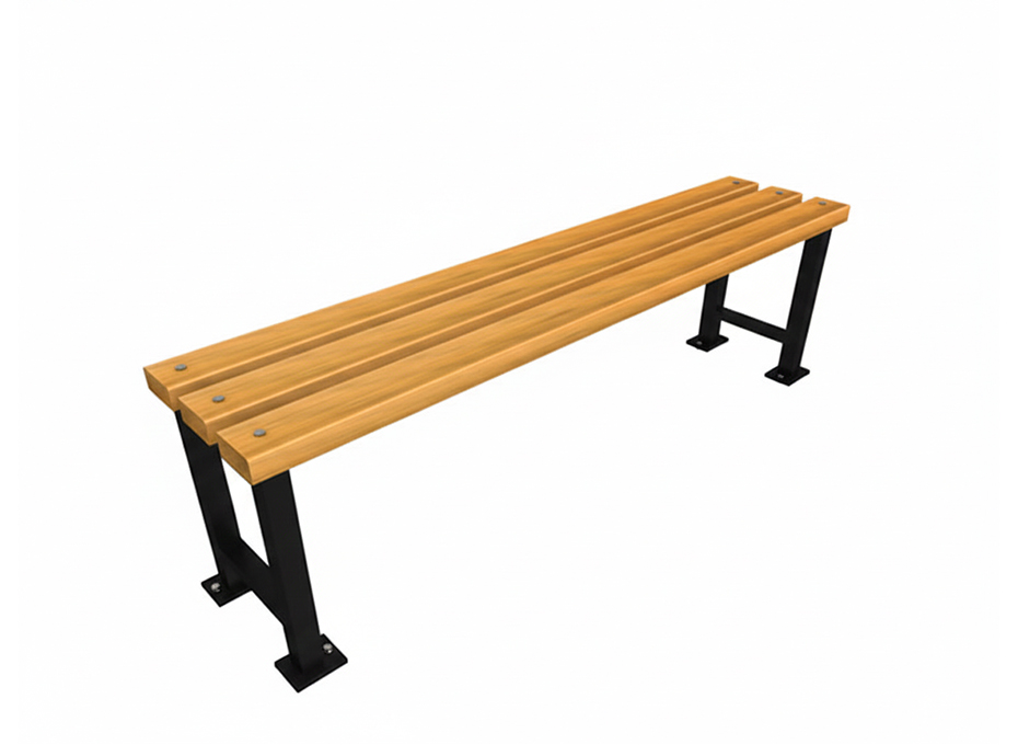 70630 Metal Ayak Bank 140(L)x30(W)x45(H)