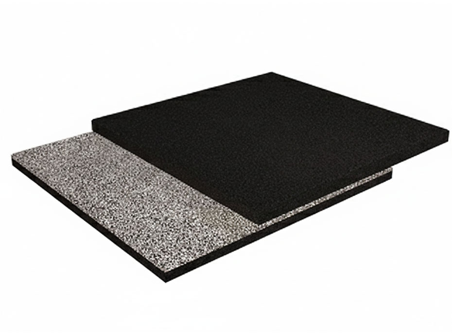 02-61000 Kauçuk Karo Zemin Kaplama (Siyah)