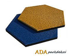 07-61010 Kauçuk Karo Zemin Kaplama(Sarı ve Mavi)