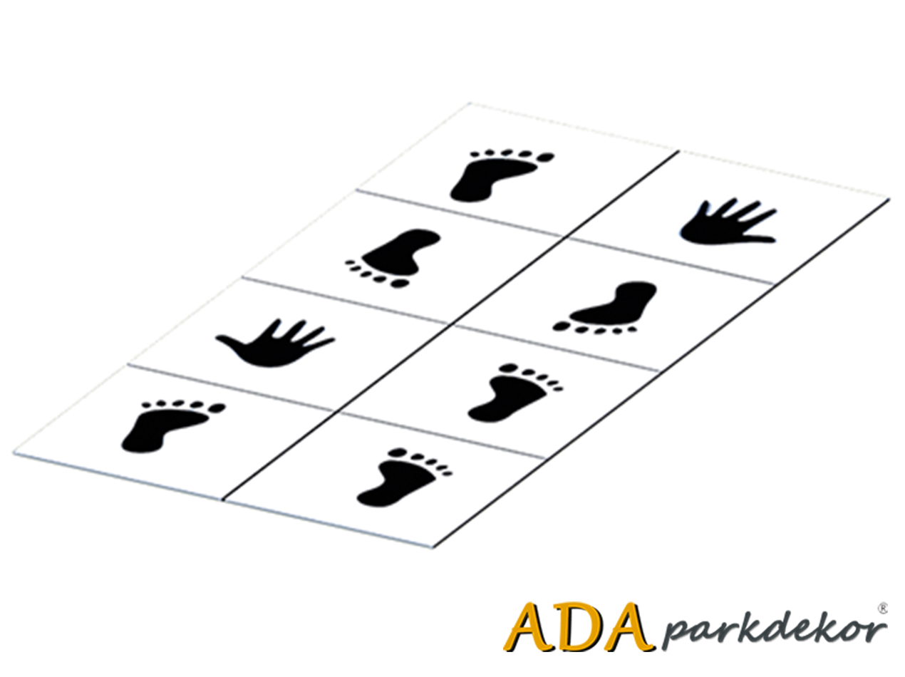 07-61500 Fiziksel Beceri Ve Denge Oyun Takımı 8'Lİ (40x40x2cm Bordo-Sarı-Siyah-Yeşil ve Beyaz)