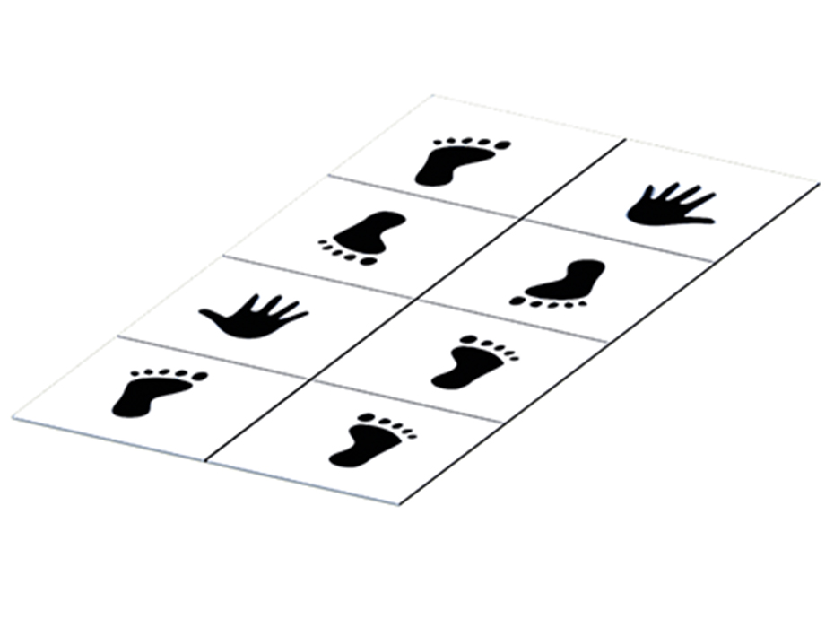 07-61500 Fiziksel Beceri Ve Denge Oyun Takımı 8'Lİ (40x40x2cm Bordo-Sarı-Siyah-Yeşil ve Beyaz)