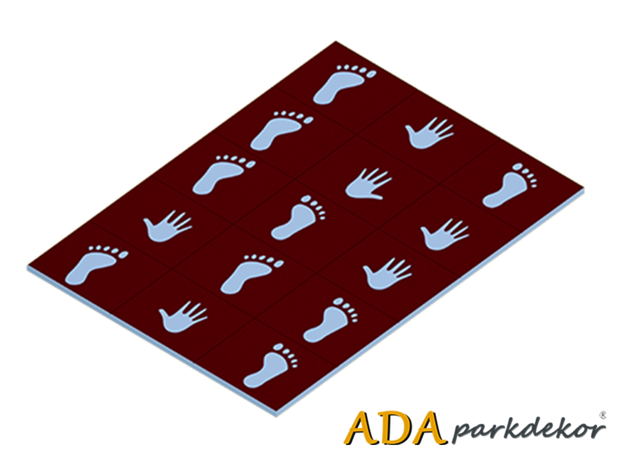  08-61500 Fiziksel Beceri Ve Denge Oyun Takımı 15'Lİ (40x40x2cm Bordo-Sarı-Siyah-Yeşil ve Beyaz)