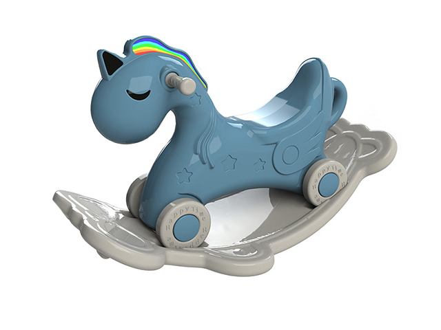 02 - 30105 - Mavi Sallanan Tek Boynuzlu At