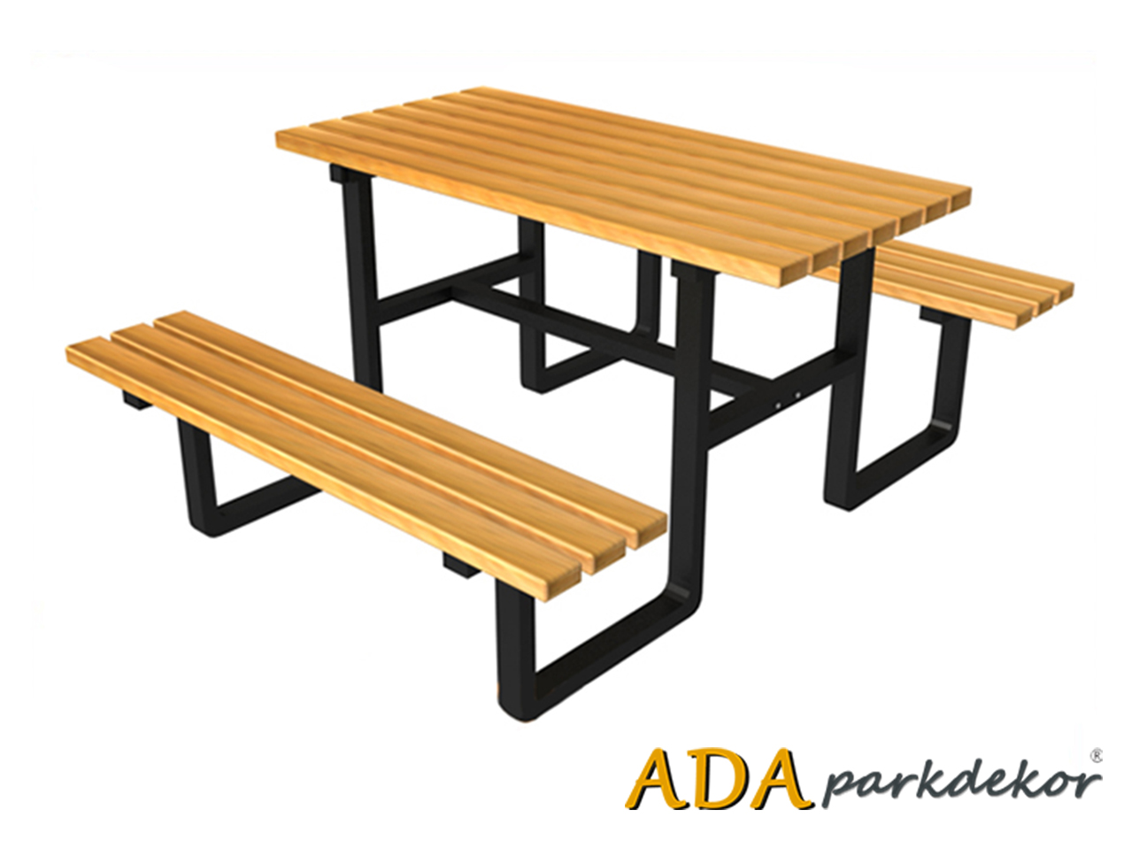 03 - 70535 Piknik Masası (Metal Ayaklı) 145(L)x182(W)x75(H)