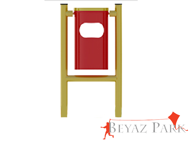 04 - 70961 Dış Mekan Metal Çöp Kovası
