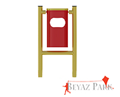 04 - 70961 Dış Mekan Metal Çöp Kovası