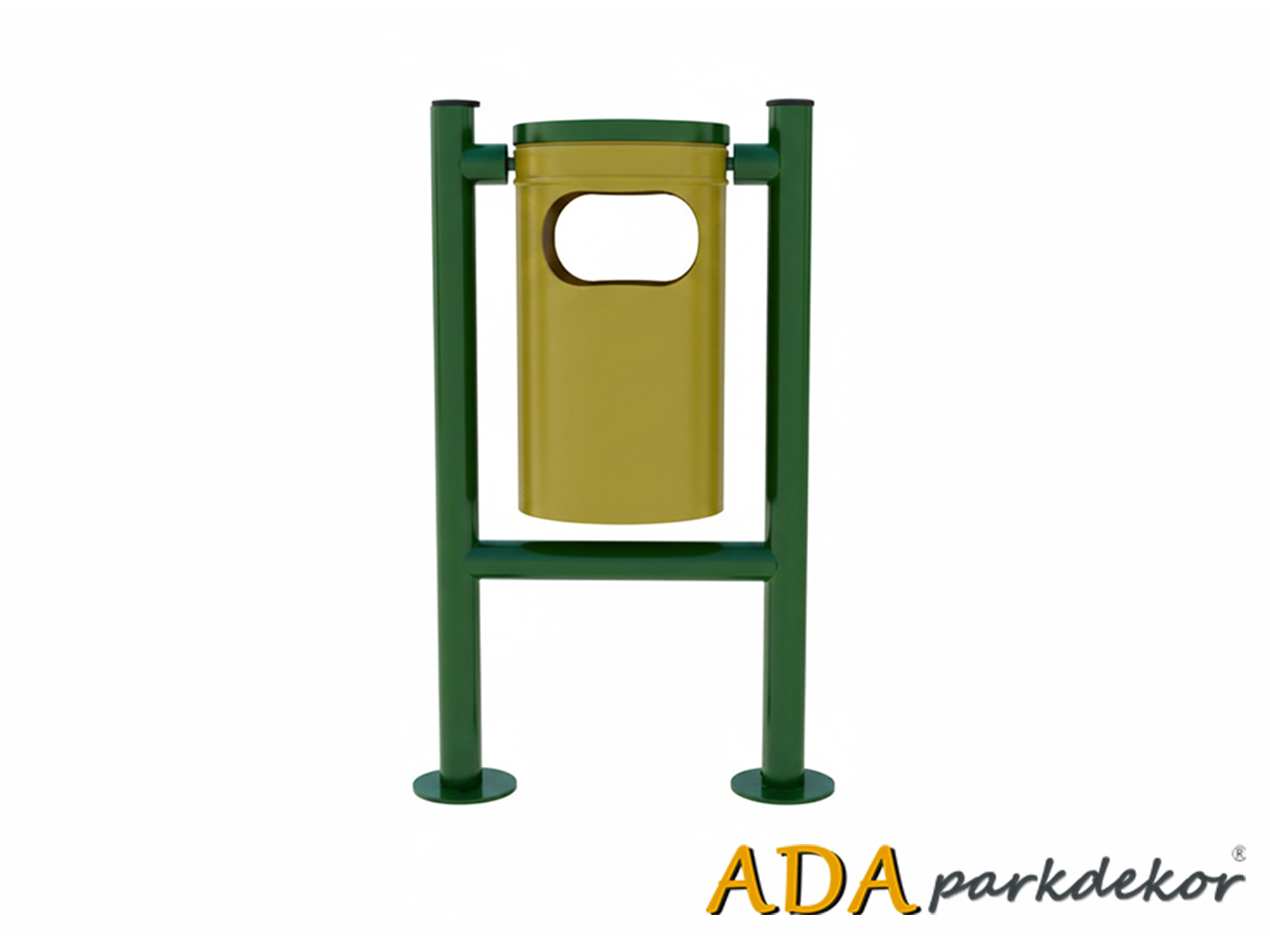 70961 - Dış Mekan Metal Çöp Kovası