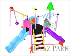 02 - 50851  Ekonomik Seri Çocuk Oyun Parkı