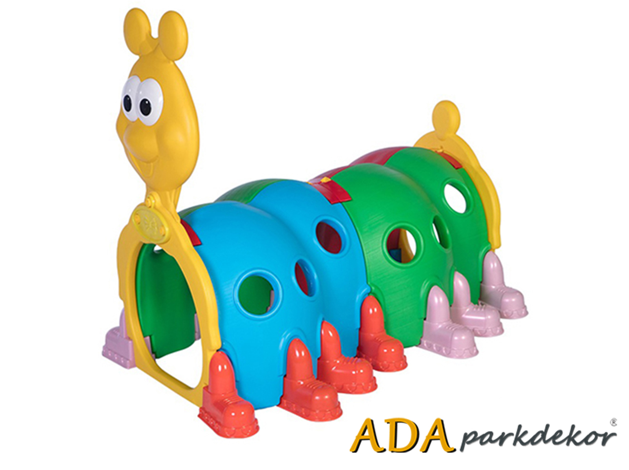 18 - 20902-Tırtıl Çocuk Oyun Tüneli Renkli