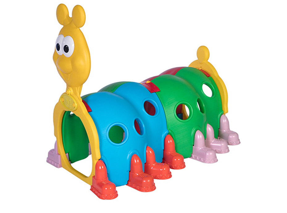 18 - 20902-Tırtıl Çocuk Oyun Tüneli Renkli