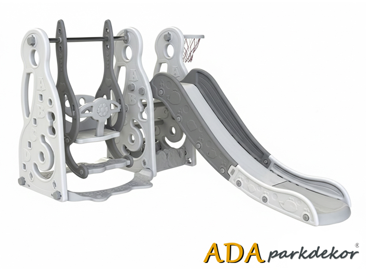 16 - 20538 - Alfabe Potalı Salıncak-Kaydırak Seti