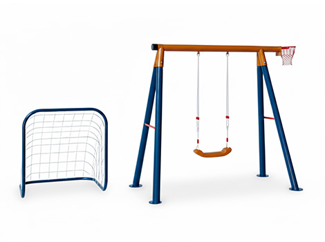 30711 - Metal Kaleli Bahçe Çocuk ve Salıncak Seti