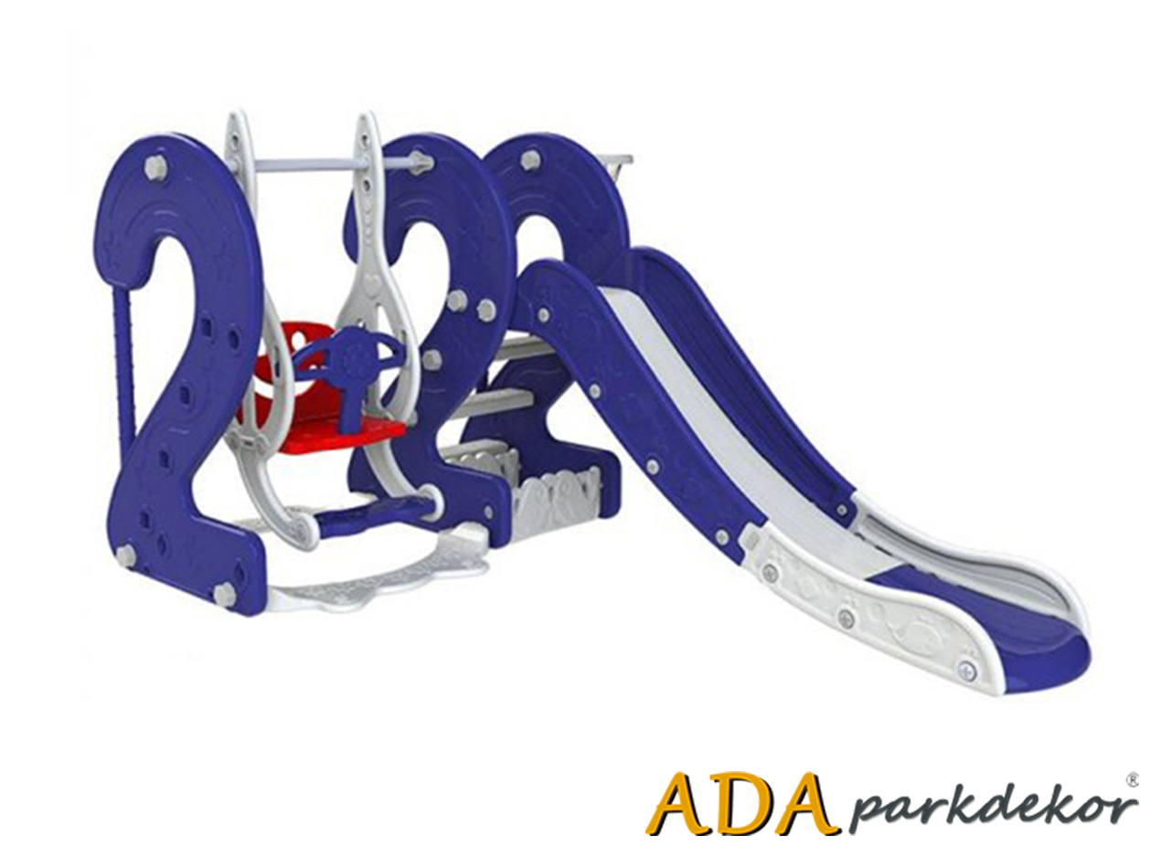 17 - 20548 - Potalı Rakam (22) Kaydıraklı Salıncak Seti